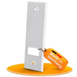 MEISTERBAU - Roller shutter belt cover with 160 mm hole spacing [6 pieces] - high-quality roller shutter cover [made in Germany] - belt winder cover for roller shutter belt 23 mm - robust roller