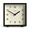 JONES CLOCKS® 'Disco' desk clock – sleek square design in