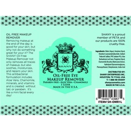 SHANY Indelible Oil Free Eye Makeup Remover Lotion, 1 liter