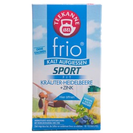 Teekanne Frio Sport Fit Herbal Blueberry Pack of 5 x 45 g