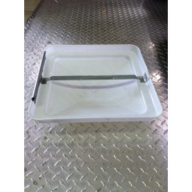 RA 14" x 14" White Replacement Vent Lid for Enclosed Trailers RVs Campers