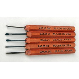 Dockyard Micro Tools 2.0mm Standard Set (5 Pieces) Wood Carving & Sculpting