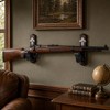 Wooden Tool Holder for Wall, Vertical Long Instrument Hangers Wall