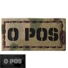 Multicam O POS - Parche táctico infrarrojo de tipo sangre,