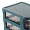 Operitacx desktop drawer organizer desktop organizer transparent desktop bin desk