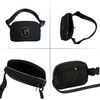 Fanny Pack Crossbody Waist Belt Bag Initial Letter for 4