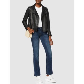 Midge Mid Rise Skinny Fit Bootcut Jeans, Dark Aged, 31W x 36L