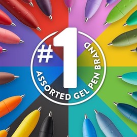 Paper Mate Bolígrafos de gel coloridos - Bolígrafos de gel InkJoy de punta media (0.7 mm). Perfectos para escritura y bocetos de colores vibrantes con