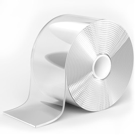 Shimsol Strong Doubel Sided Tape Heavy Duty Widely, No Residue Clear Double Sided Mounting Tape,Two Sided Adhensive Nano Tape for Walls,Carpet,Posters,Dorm Room Essentials Teacher Must Haves (16.4 ft)