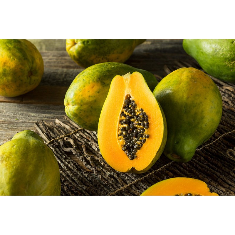 Organic Dried Papaya Spears, 1 Pound - Kosher, Unsulfured, Unsweetened,