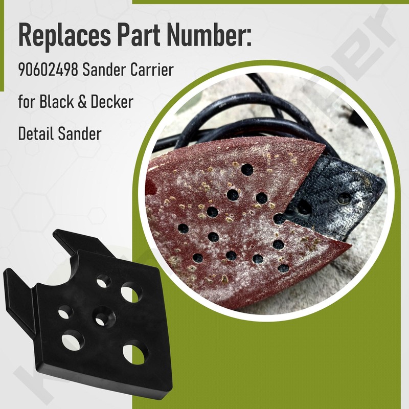 3 Pack 90602498 Sander Carrier Compatible with Black & Decker