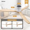 Sofucor 52" Smart Ceiling Fan, Solid Wood Ceiling Fan with