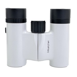 iWatcher 8x21DH Binoculars with Strap for Sports & Concerts Indispensable Binoculars 8x (White)