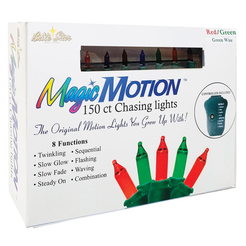 Brite Star 150 Count 8-Function Chasing Light Set - Outdoor