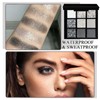 9-Color Smokey Eyeshadow Palette - Intense Matte & Glitter Shades,