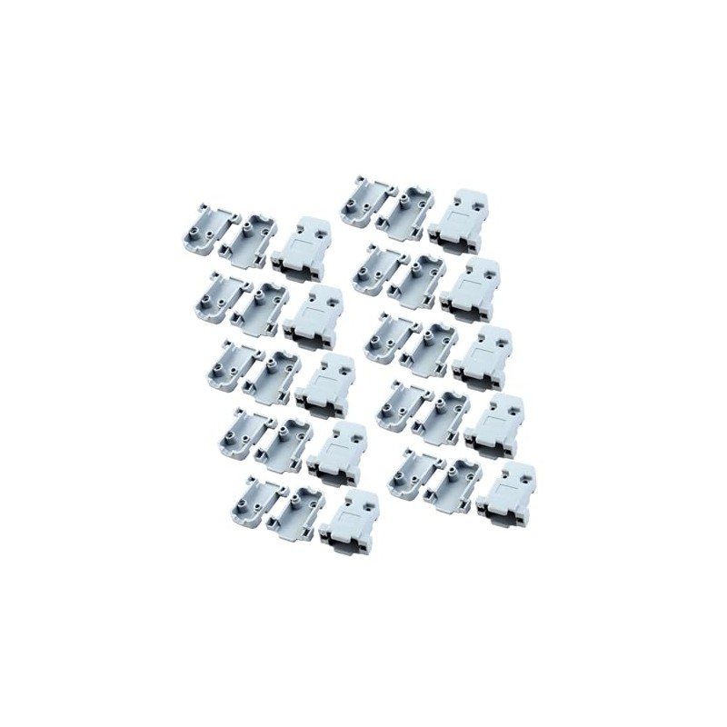 A ABSOPRO 20 Pcs Plastic Cover Shell Housing Gray for