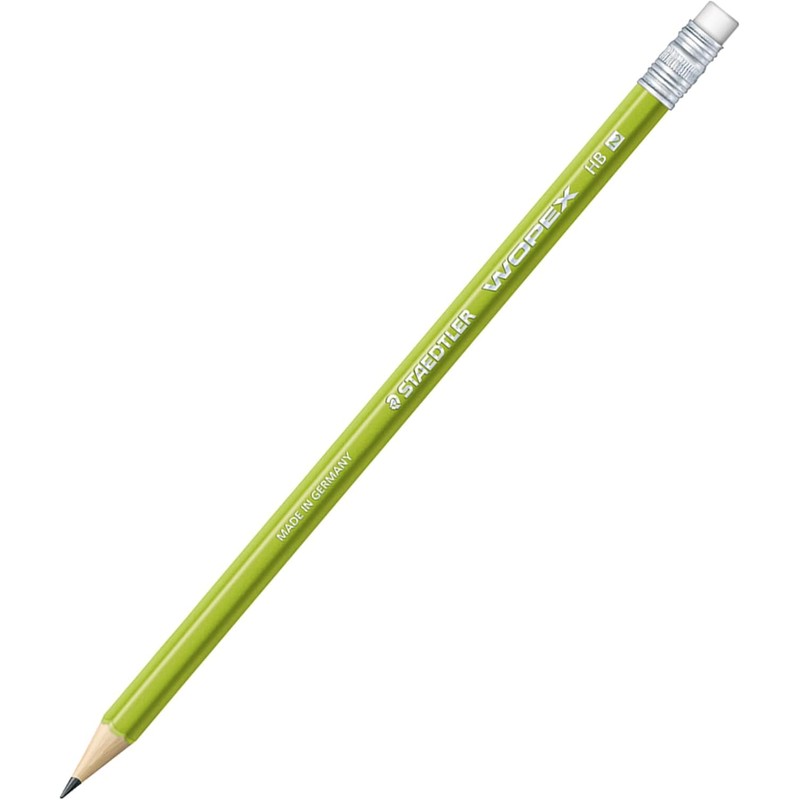 STAEDTLER WOPEX Pre-Sharpened #2 Pencils, Pack of 10 - Ergonomic