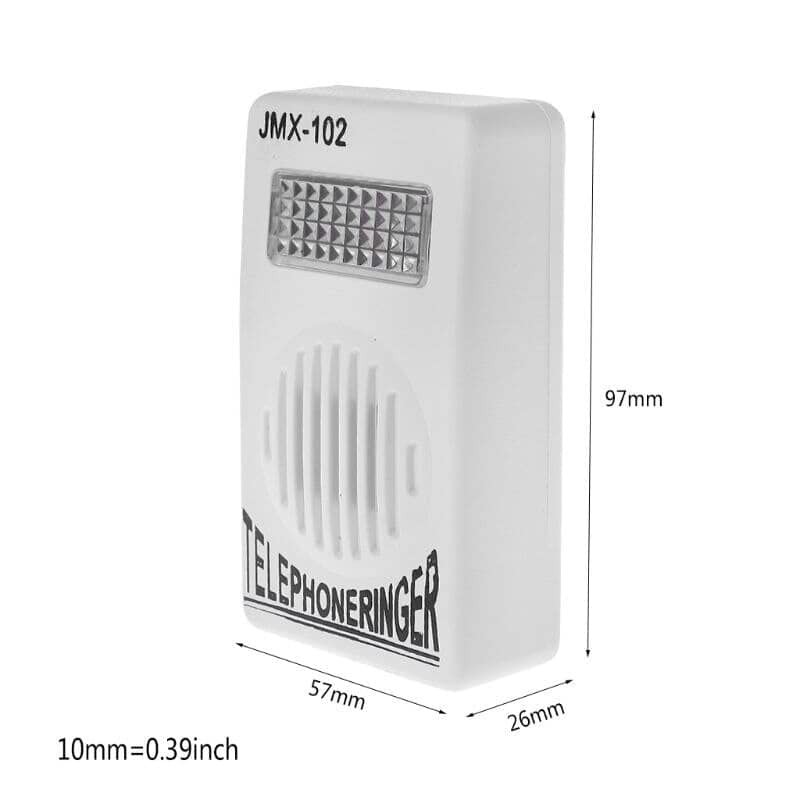 CABLEPELADO 95dB RJ11 Flash Flash Light for Landline Telephone Sound