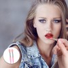 12Pcs Silicone Lip Brush Reusable Lipstick Applicator Wands Brushes Makeup