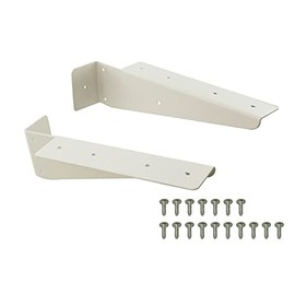 AIWA METAL SPF Bracket Short White 1 Pair AP-3028W