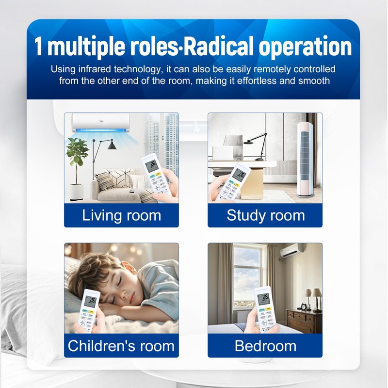 New Backlight Replacement for Daikin Air Conditioner Remote Control ARC480A1