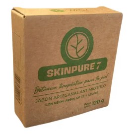 Jabón Antimicótico Skinpure7 Neem Árbol-té Azufre Acné Hongo                                                                                          