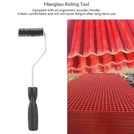 Paint Stick Roller, Fiberglass Repair Kit Fiberglass Roller Fiberglass Resin Laminating Roller Set Bubble Paddle Tool Diameter 22x75mm
