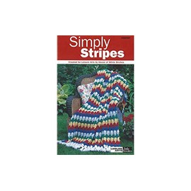 Leisure Arts Crochet Simply Stripes Crochet Book