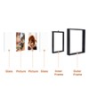 EXYGLO 2 Pack 5x7 Rustic Rotating Floating Picture Frames, Photo