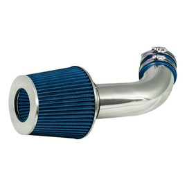 Rtunes Racing Short Ram Air Intake Kit + Filter Combo Compatible For 75-83 Datsun 280Z 280ZX 2.8L NA (Blue)