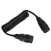 2m Trailer Light Board Extension Cable 7Pin Plug Socket Adapter