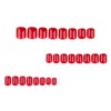 Stbisen Red Press on Nails Short Square, Short Fake Nails