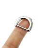 4Pcs D Ring with Closing Screw Replacement Screw Shackle Key