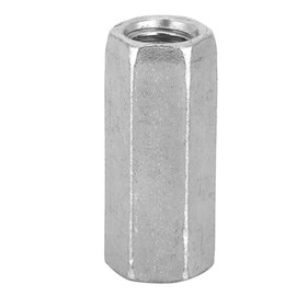 Hilitand 10 Pcs Long Rod Nut Hex Coupling Nuts Hexagonal Sleeve Nut Standoff M8 Threaded Fasteners(M8*30)