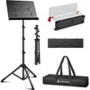 CAHAYA Sheet Music Stand Foldable: Music Stands with Tri-fold Panel