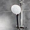 ECOSPA Large Shower Head Universal Bath Shower Handheld Handset Chrome