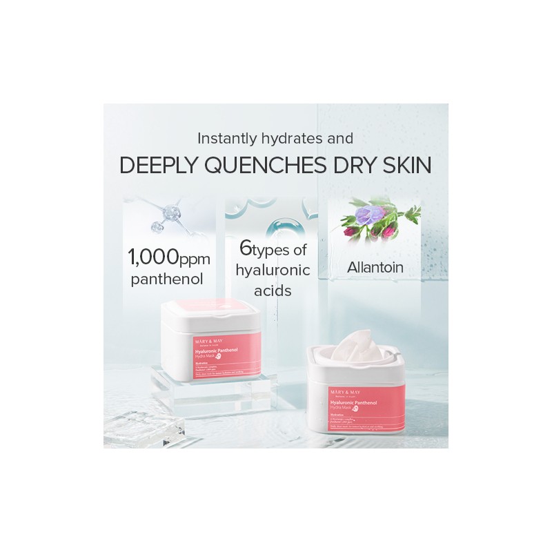 Mary&May [Mary&May]Hyaluronic Panthenol Hydra Mask (30ea)