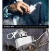 Stainless Steel Hip Flask and Funnel Set, Portable Leak-proof Flask,