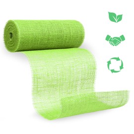 benycs Jute Table Runner Roll for Table and Wedding Decoration, Table Runner Made of 100% Natural Linen Jute Fabric, 30 cm x 10 m (Green)