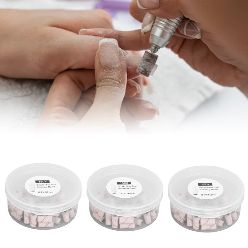 Nail Art Sanding Caps Dead Skin Removal Manicure Polishing Grinding