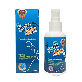 Remove new foot odor, inhibit the formation of athlete's foot bacteria, 120ml, 3 pieces, 1 piece / 뉴발냄새아웃 발냄새제거 무좀균 생성억제 120ml, 3개, 1개입
