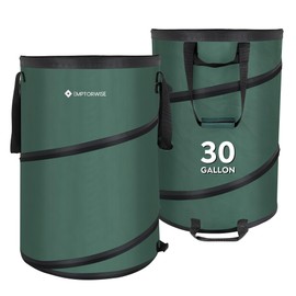 Emptorwise - 2-Pack Collapsible Pop up Trash Cans, Camping and RV Accessories for Inside & Outside, Camper Gear, Tent Essentials, Recycle Can, Travel & Trailer Must-Haves, Garbage Bin and Cool Stuff