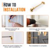 Pack 2 Brass Cabin Hook | 150mm Cabin Door Hook