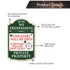 FKNSGR No Trespassing Violators Will Be Shot Sign 2 Pack,
