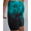 TYR Men's Standard Durafast Elite Solid Jammer Swimsuit, Green/Starborne