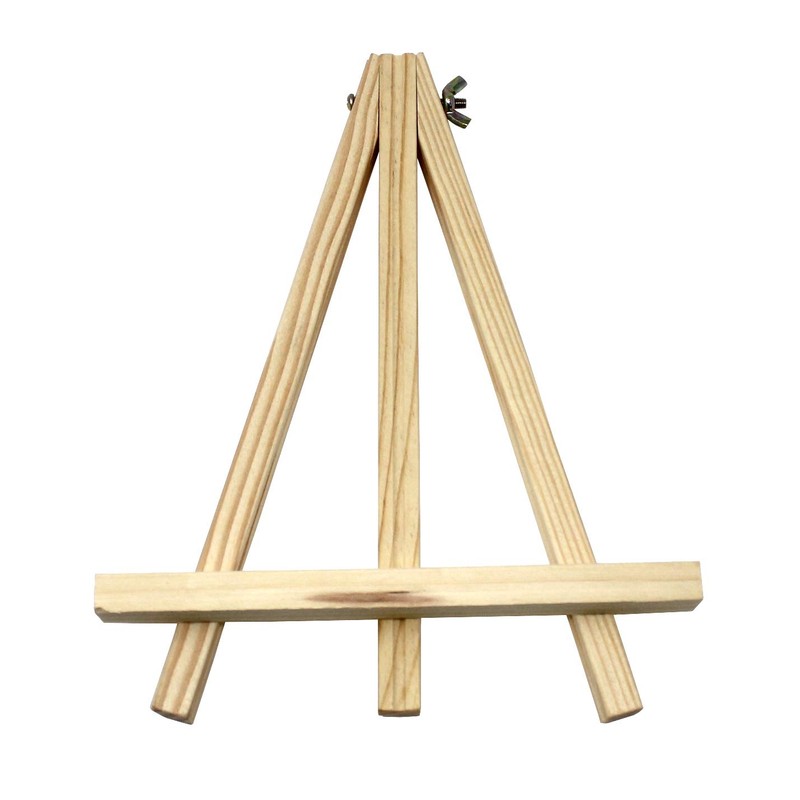 VViViD Natural Pine 9 Inch Tall Adjustable Tripod Display Easel