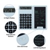 Desk Portable Basic Calculator with Notepad and Stylus, 12 Digit