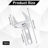 AKSIQIOL Adjustable Wrench,Adjustable Thin & Extra Wide Wrench,Aluminum Alloy Set,Lightweight
