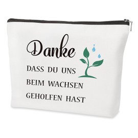 Dankeschön Erzieherin Geschenk,Abschluss Abschied Bester Frauentag Personalisierte Kleines Weihnachten Lustig Geschenk Ideen für Lehrerin Grundschule Danke Erzieher Abschied Kollegen Kosmetiktasche