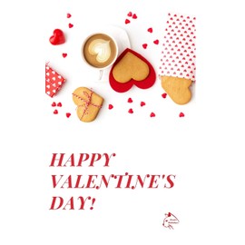 Happy Valentine`s Day Love book gift for her